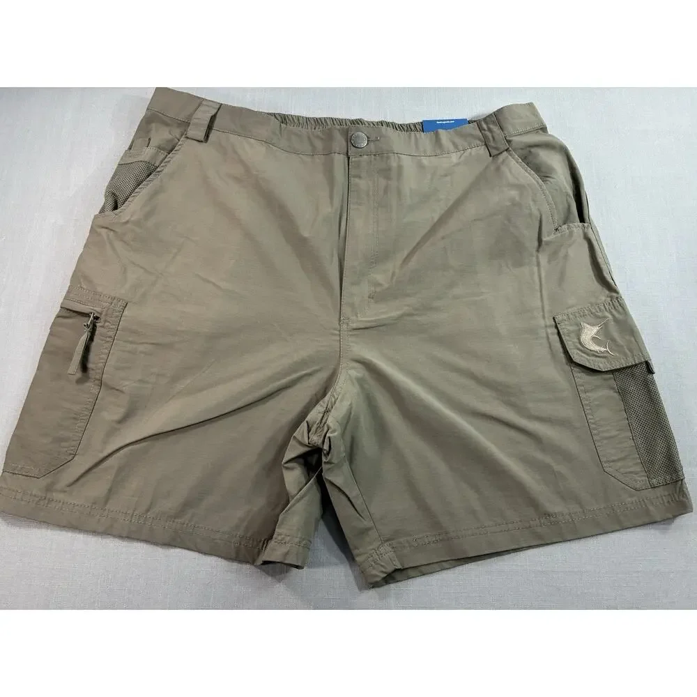 Reel Legends Tarpon Shorts Bundle Mens XL NWT Fishing Performance Blue Brown
